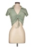 No Comment Green Short Sleeve Top Size L - photo 1