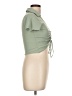 No Comment Green Short Sleeve Top Size L - photo 4