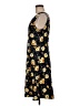 Perceptions Floral Yellow Casual Dress Size M (petite) - photo 5