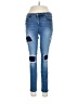 Bebe Color Block Blue Jeans Size 30 waist - photo 1