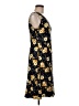 Perceptions Floral Yellow Casual Dress Size M (petite) - photo 4