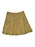 Burberry 100% Cotton Solid Tan Skirt Size 14 - photo 2