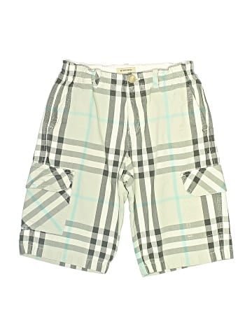 Burberry Check print cargo shorts (view 1)