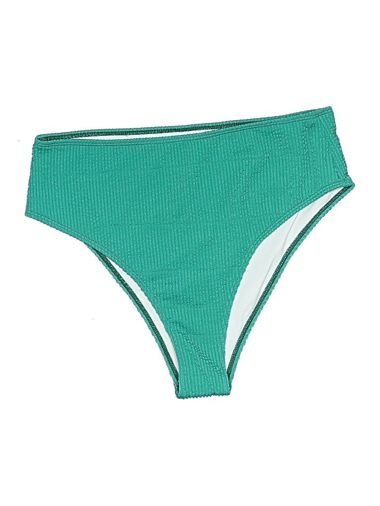 Pre-owned Unbranded Swimsuit Bottoms In Green