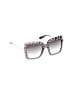 Dolce & Gabbana Gray Square Sunglasses One size - photo 1