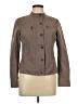 Boden 100% Cotton Solid Brown Jacket Size 10 - photo 1