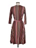 Leota Stripes Brown Casual Dress Size M - photo 2