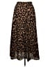 Unbranded 100% Polyester Animal Print Brown Casual Skirt Size XL - photo 2