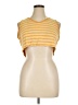Basic Editions 100% Cotton Yellow Sleeveless T-Shirt Size XL - photo 1
