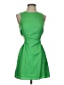 Olivaceous Solid Green Cocktail Dress Size S - photo 1