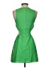 Olivaceous Solid Green Cocktail Dress Size S - photo 2