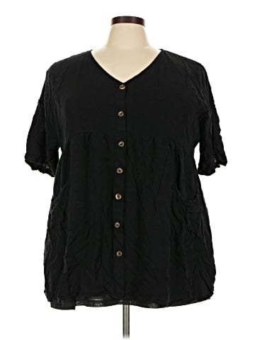 chic soul (chicsoul.com) Short Sleeve Blouse (view 1)
