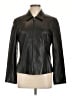 Ann Taylor 100% Leather Black Leather Jacket Size L - photo 1