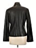 Ann Taylor 100% Leather Black Leather Jacket Size L - photo 2