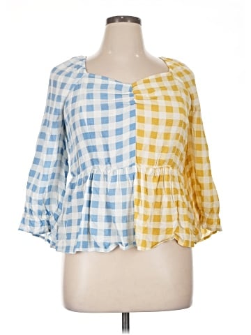 Cato 3/4 Sleeve Blouse (view 1)