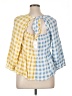 Cato 100% Rayon Yellow 3/4 Sleeve Blouse Size XL - photo 2
