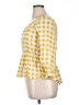 Cato 100% Rayon Yellow 3/4 Sleeve Blouse Size XL - photo 5