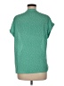 Pleione 100% Polyester Green Short Sleeve Blouse Size M (petite) - photo 2