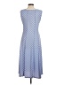 North Style Polka Dots Blue Casual Dress Size 8 - photo 2