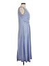 North Style Polka Dots Blue Casual Dress Size 8 - photo 4