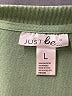 Just Be... Green Pullover Sweater Size L - photo 7