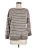 Abercrombie & Fitch Stripes Gray Pullover Sweater Size M - photo 1