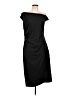 Ann Taylor Solid Black Cocktail Dress Size 12 Petite - photo 1