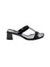 Paul Green 100% Leather Black Sandals Size 6 - photo 1