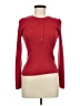Moda International 100% Cotton Red Long Sleeve Top Size M - photo 1