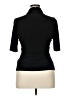Grace 100% Polyester Black Short Sleeve Blouse Size XL - photo 2