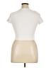 TNA Ivory Short Sleeve Turtleneck Size XL - photo 2