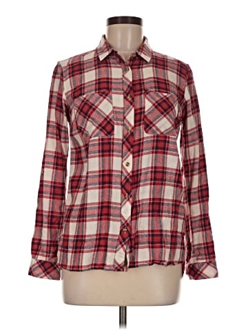 Love Notes Long Sleeve Button-Down Shirt (view 1)