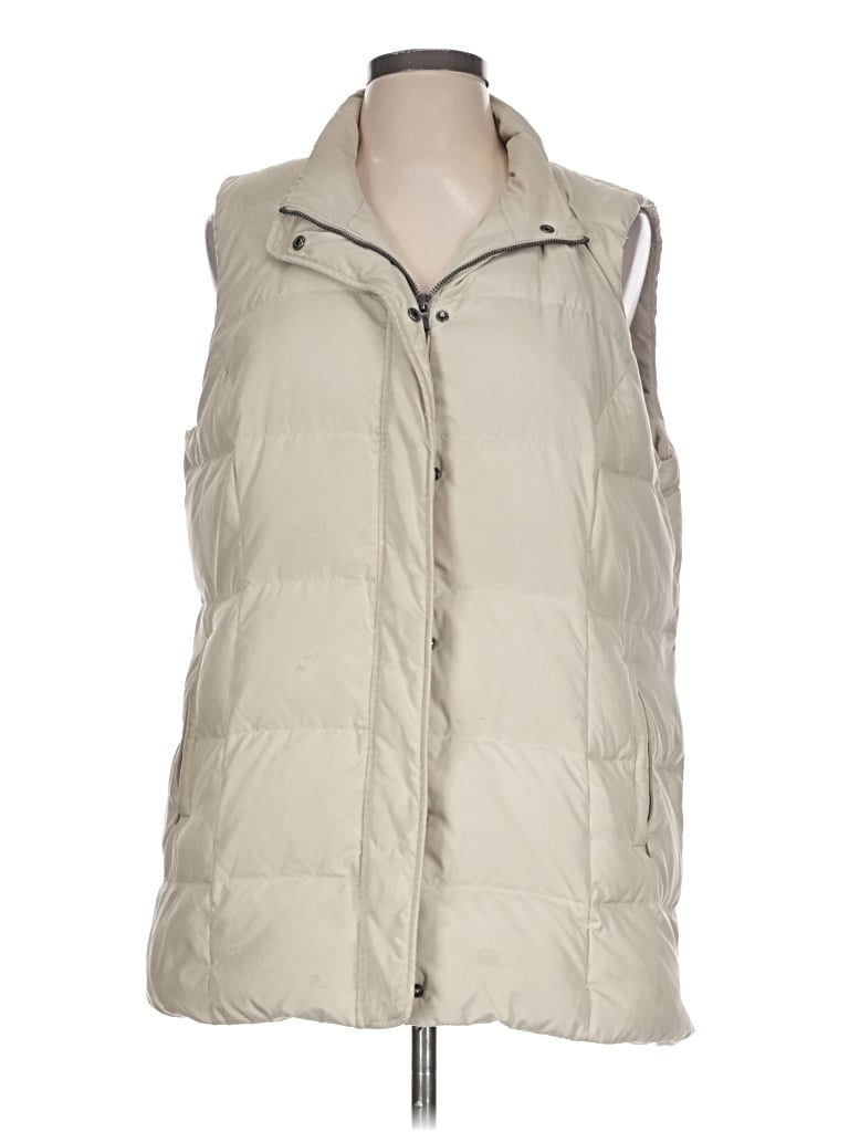 Pre-owned Jjill Vest In Ivory