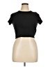 TNA Black Short Sleeve Turtleneck Size XL - photo 1
