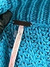 Free People Teal Pullover Sweater Size M - photo 7