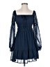 Mi ami 100% Polyester Blue Casual Dress Size S - photo 1