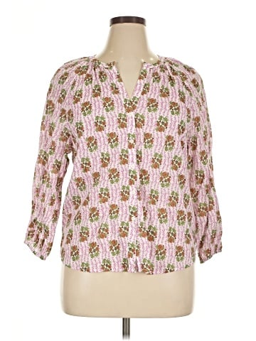 UNTUCKit 3/4 Sleeve Blouse (view 1)