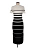 Ellen Tracy Stripes Black Casual Dress Size M - photo 2