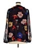 CAbi 100% Polyester Black Long Sleeve Blouse Size XL - photo 2