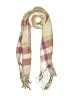 Calvin Klein 100% Polyester Plaid Ivory Pink Scarf One size - photo 1