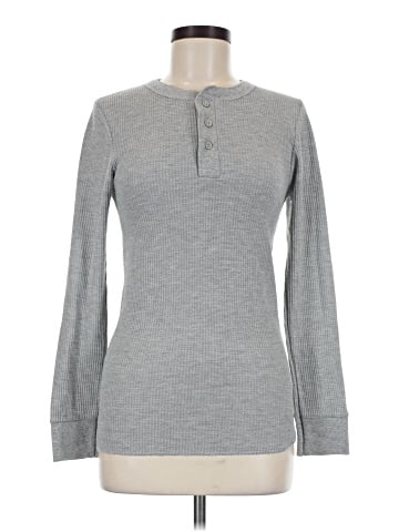 Fruit of the Loom Long Sleeve Henley (view 1)