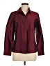 Express Burgundy Long Sleeve Button-Down Shirt Size 7 - photo 1