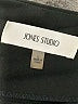 Jones Studio Solid Black Casual Dress Size L - photo 7