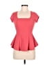 Poetry Pink Short Sleeve Top Size M - photo 1
