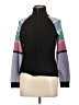 Doncaster Collection Color Block Black Silk Cardigan Size L - photo 1