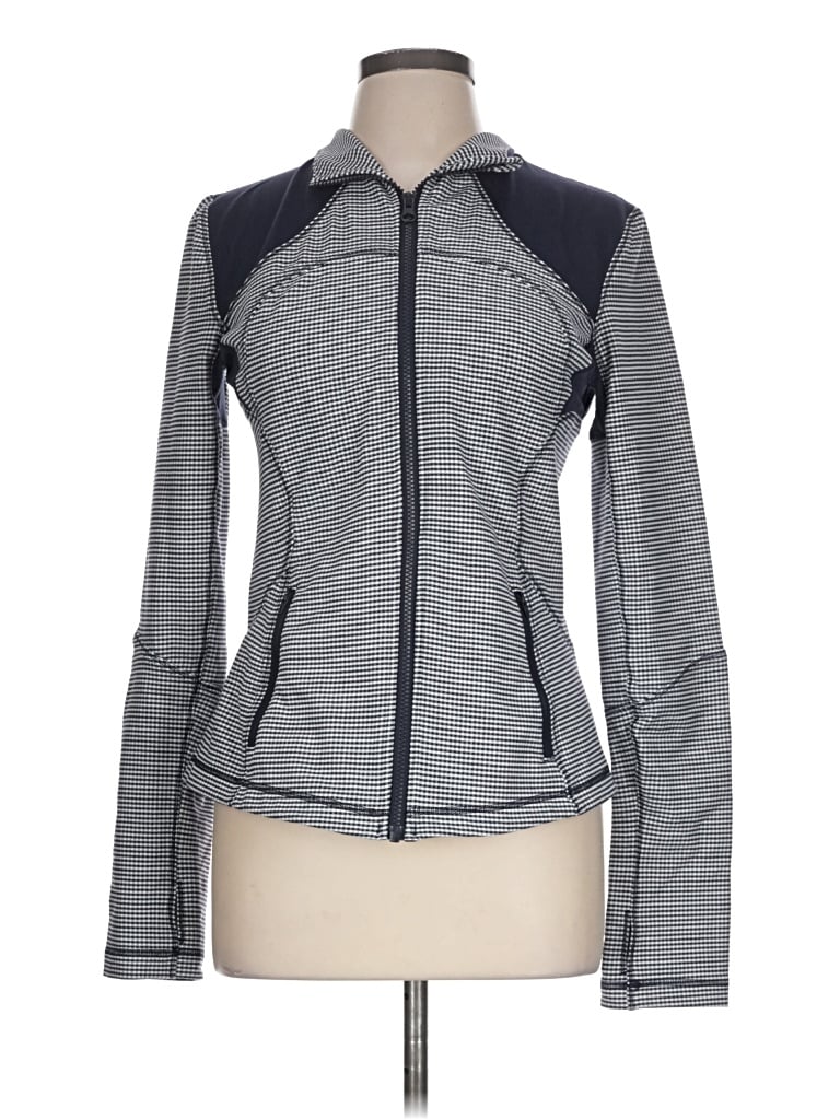 Pre-owned Lululemon Athletica Track Jacket In Gray