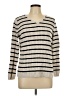Talbots Outlet 100% Cotton Silver Long Sleeve Top Size L - photo 1