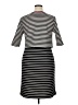 Sandra Darren Stripes Black Casual Dress Size 16 - photo 2
