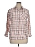 True Craft 100% Cotton Plaid Tan Long Sleeve Button-Down Shirt Size 0X - photo 1