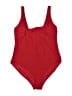 H&M Solid Red One Piece Swimsuit Size L - photo 1